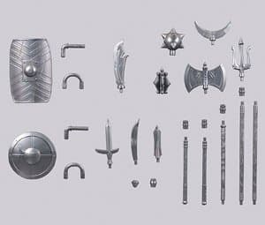 Pripra Figure no Buki Weapons Workshop Vol.3 (Plastic model)